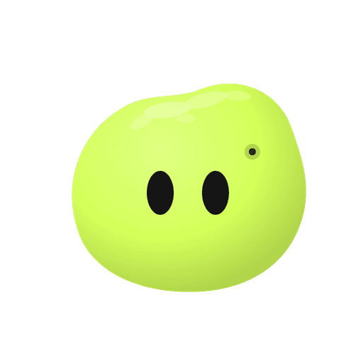 The VARO mascot, a lime-green jug hold